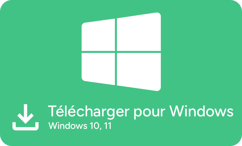 Bouton de téléchargement Windows